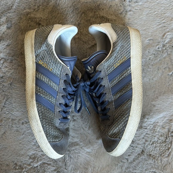 Adidas Gazelle Snake Purple Lavender Sneakers 8 - Picture 5 of 10